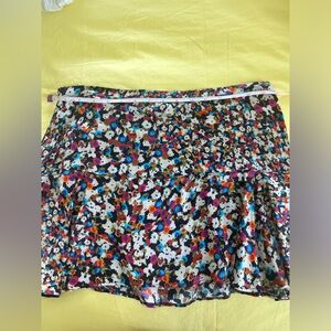 Joseph silk flower print skirt